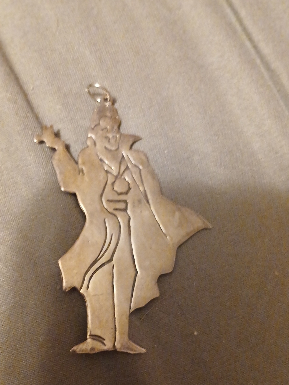 Silver Dracula Charm